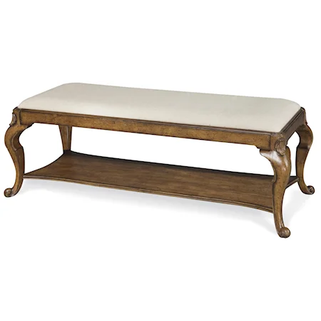 Bench with Upholstered Top